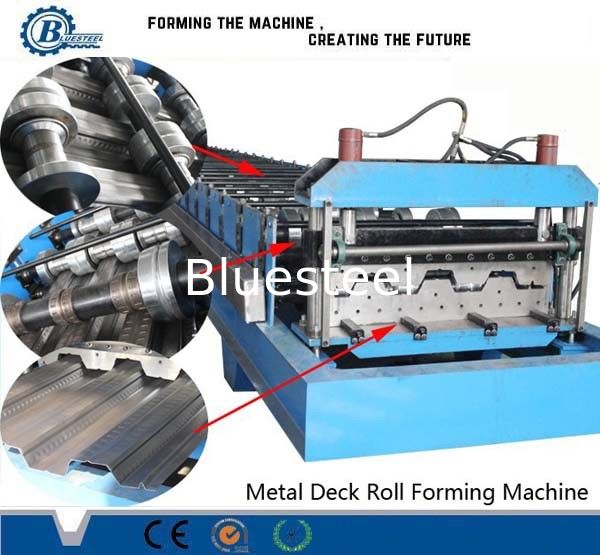Construction Metal Steel Floor Decking Roll Forming Machine For Africa Market