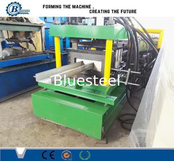 Galvanized Steel C Shape Channel Purlin Roll Forming Machine Automatic Changable Size