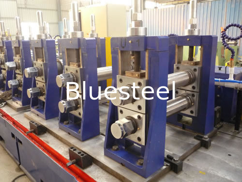 Cold Steel C Purlin Roll Forming Machine , Roofing Sheet Making Machine