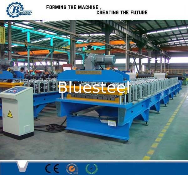 72mm Shaft Diameter Roof Panel Roll Forming Machine With 10 - 25m / min Speed