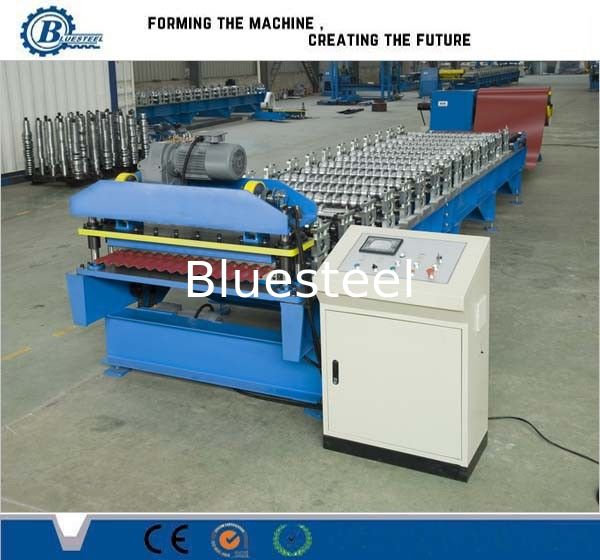 Full Automatic Metal Roofing Roll Forming Machine With PLC Control System