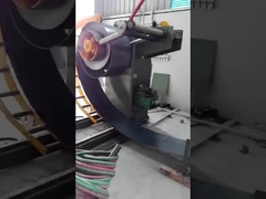 315t Pressing Punching Guard Rail Roll Forming Machine Gear Box Driving PLC Control