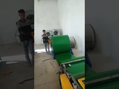 Metal Trapezoidal Shape Step Roof Tile Roof Roll Forming Machine With Pressing Device