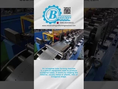 Roller door octagonal tube forming