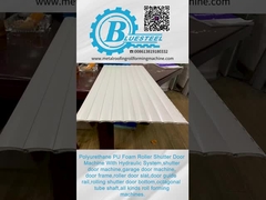Pu Foam Roller Shutter Door Roll Forming Machine #39/#45/#55/#77#95