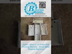 18-20 Stations C Purlin Forming Machine with 45# Steel Roller Material