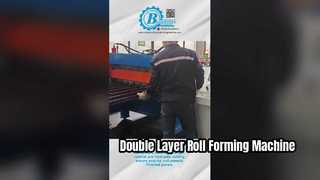Introduce 13-28 Stations Double Layer Roll Forming Machine Raw Material Width 1000mm For You