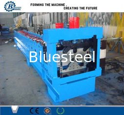 PLC Hydraulic Automatic Galvanized Rolling Form Line / Metal Ridge Cap Forming Equipment