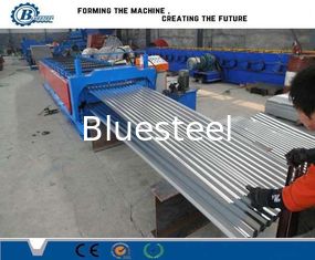 Aluminium Profile Corrugated Roll Forming Machine High Speed For Construction