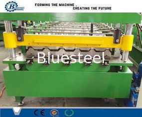 Bluesteel Metal Roofing Roll Forming Machine 0.3-0.7mm Thickness 235MPa
