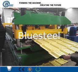Colorful Tile Roll Forming Machine With Touch Screen PLC Control