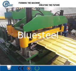 Customized Size Coated Tile Roll Forming Machine For Warehouses / Plants