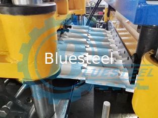 Classical Type High Speed Glazed Tile Roll Forming Machine With Hydraulic Pressing Device
