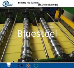 0.3-0.7mm Color Coated Metal Roof Panle Roll Forming Machine With Automatic PLC Control