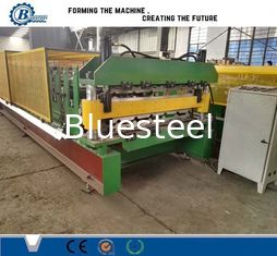 Aluminium Color Coated Metal Roll Forming Machine For Wall And Roof Cladding
