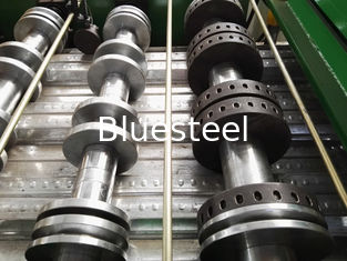 15-20m/min Speed Deck Floor Roll Forming Machine 4kw Hydraulic Power Hydraulic Cutting