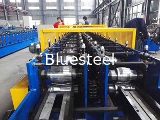 Train Transmission Double Deck Stud And Track Roll Forming Machine Steel Plate Structure