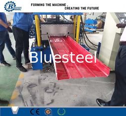 Max 15m/min Fast Standing Seam Roll Forming Machine 7.5m*1.2m*1.5m For Roof Panel Forming