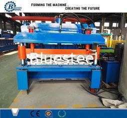 Color Coated Automatic Steel Iron Roofing Tile Roll Forming Machine For Steel Structure