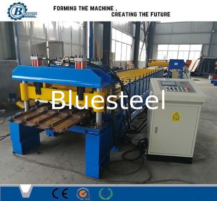 Metal Trapezoidal Step Roof Tile Roof Roll Forming Machine