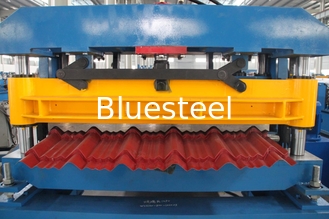 Customized Steel Tile Forming Machine 220V/380V with 75mm Roller Diameter