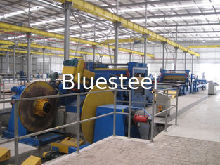 Precision Steel Cut To Length Line PLC Control System 1200mm Coil OD
