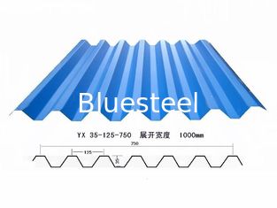 Trapezoidal Sheets Metal Roofing Roll Forming Machine with Mitsubishi PLC Control