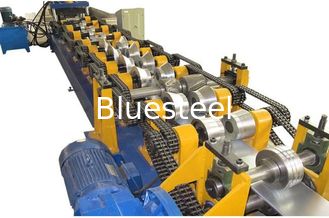 Anti - Rust Purlin auto punching interchangetable c or z  Roll Forming Machine with Mitsubishi PLC 1.5mm - 3.0mm