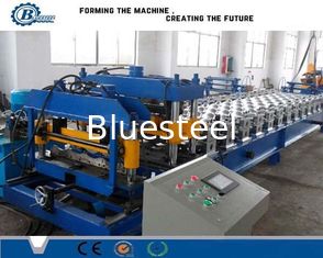 8.5 Kw Step Tiles Aluminium Roofing Sheet Making Machine For Corrugated Roof Panels