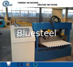 Hydraulic Corrugated Metal Panel Roofing Sheet Forming Machine 5m / min