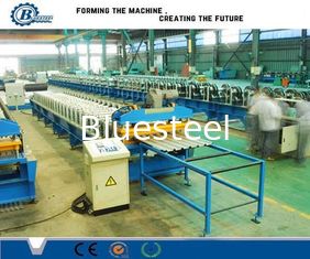 230-550 Mpa Hydraulic Station Wall And Roof Cladding Sheets Steel Roll Forming Machine