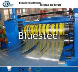 Hydraulic Aluminum Steel Coil Slitting Line , Rolled Sheet Metal Slitting Machine