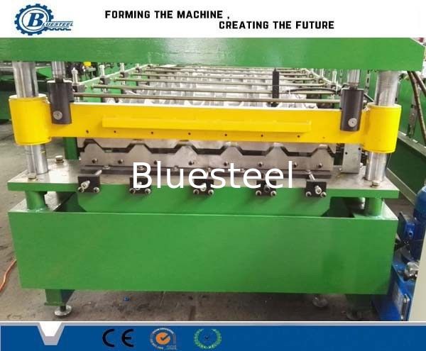 Bluesteel Metal Roofing Roll Forming Machine 0.3-0.7mm Thickness 235MPa