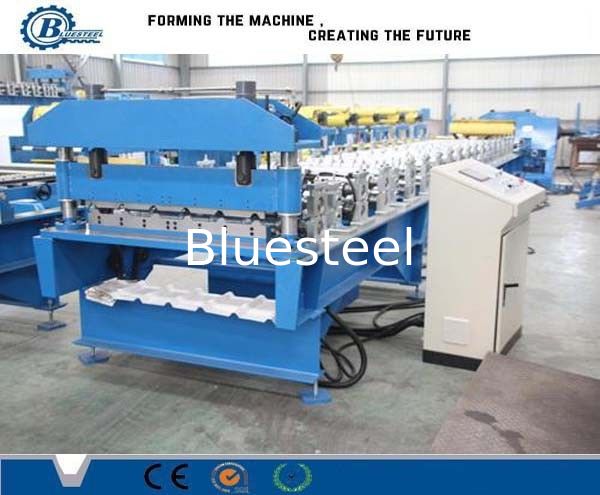 PLC Control Commercial Rolling Form Machine For Metal Roofing Panel