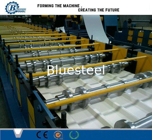 Customized Roll Forming Line For Steel Roof Panel 8 - 25 / min 18 Stations