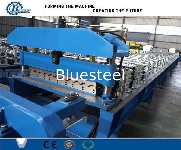 Customized Metal Roofing Roll Forming Machine Color Coated Surface Treatment