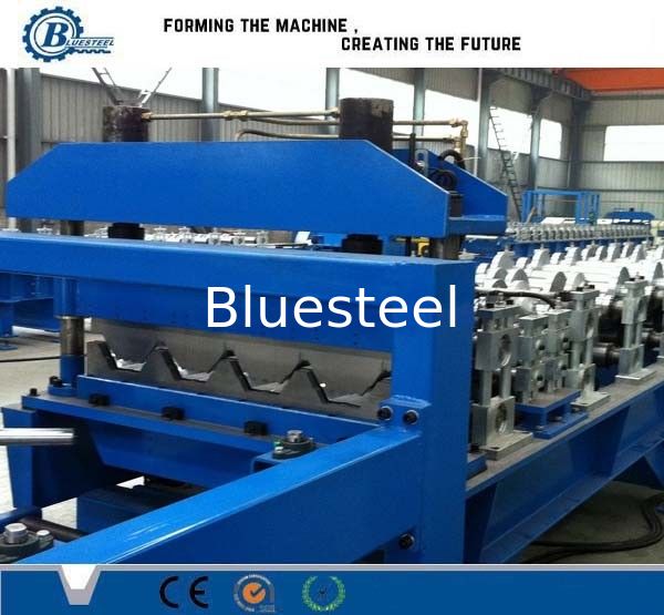Galvanized Steel Trapezoidal Sheet Metal Roll Forming Machines High Speed