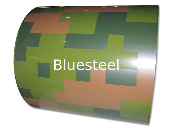 Printing Plate Sheet Hot Dipped Galvanized Steel Coils Camouflage Pattern