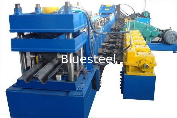 Custom 3 - 4mm 16KW Guardrail Roll Forming Forming Machine Approved CE