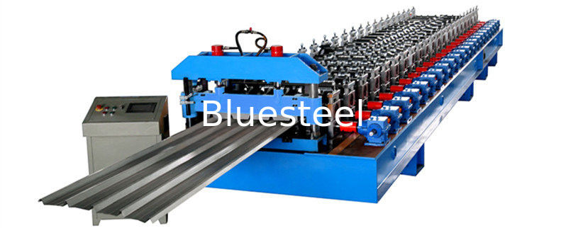 High Speed Metal Roofing Sheet Roll Forming Machinery 20 m / min With Gearbox Driving