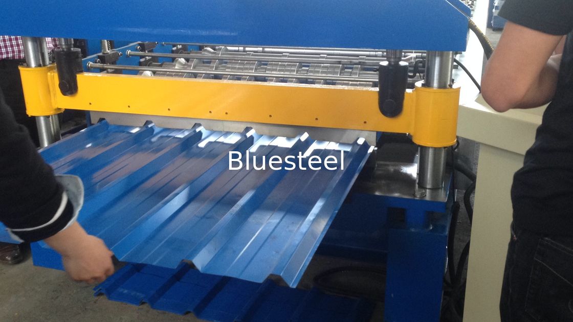 Full Automatic PLC Control System Sheet Metal Roll Forming Machines CE