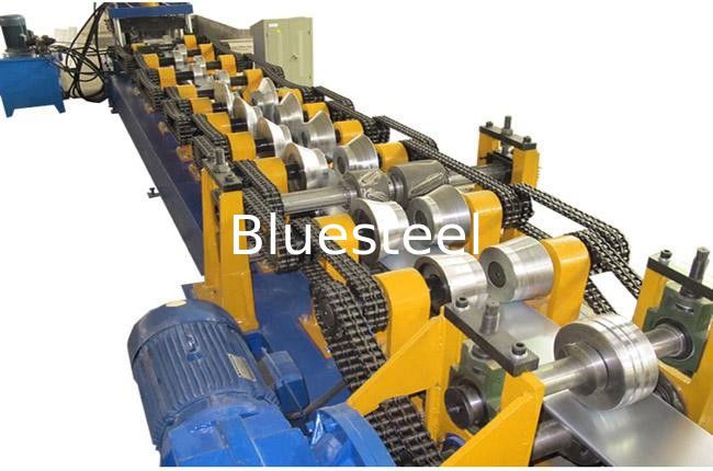 Anti - Rust Purlin auto punching interchangetable c or z  Roll Forming Machine with Mitsubishi PLC 1.5mm - 3.0mm