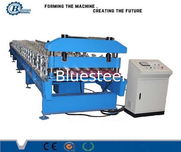 Metal Sheet Roofing Panel IBR Roll Forming Machine With 8-25m / min Speed