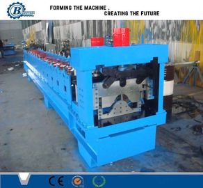 PLC Hydraulic Automatic Galvanized Rolling Form Line / Metal Ridge Cap Forming Equipment