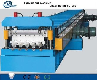 15-20m/min Speed Deck Floor Roll Forming Machine 4kw Hydraulic Power Hydraulic Cutting