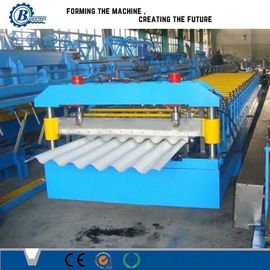 Hydraulic Corrugated Steel Roll Forming Machine With Cutting System