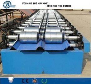 High Speed 8T Standing Seam Roll Forming Machine 45# Steel Roller Material