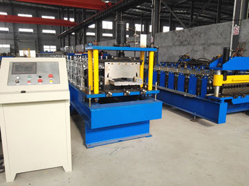 Max 15m/min Fast Standing Seam Roll Forming Machine 7.5m*1.2m*1.5m For Roof Panel Forming