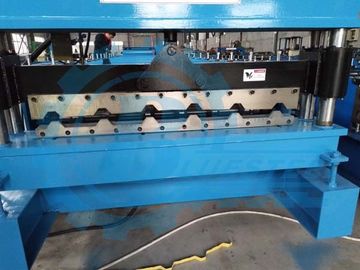 0.3-0.8mm Thickness Metal Roofing Roll Forming Machine 8-15m/min Forming Speed ±2mm Cutting Tolerance