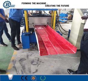 Max 15m/min Fast Standing Seam Roll Forming Machine 7.5m*1.2m*1.5m For Roof Panel Forming